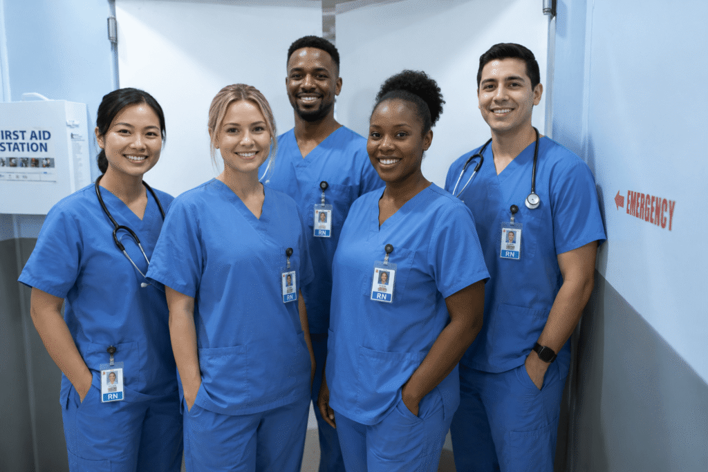 nurses together in a picture
