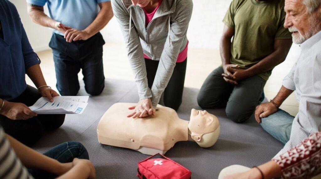 cpr training session